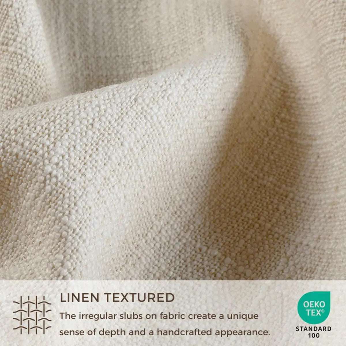 Linen Pinch Pleated Blackout Curtain 1 Panel R89311
