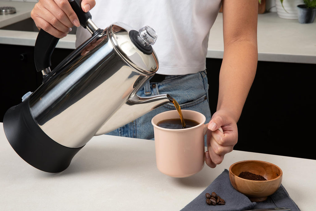 Electric 12 Cup Stainless Steel Coffee Percolator K322395
