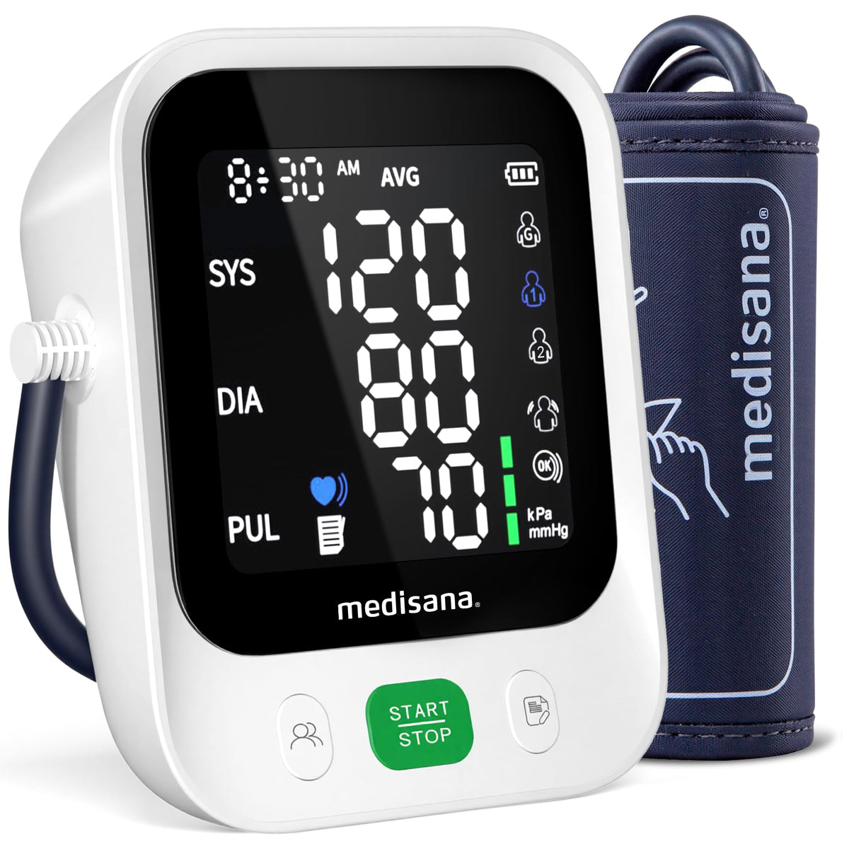 Automatic Upper Arm Blood Pressure Monitor with 2x199 Sets Memory X4268