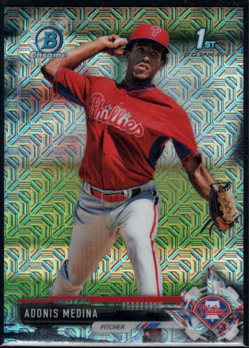Baseball MLB 2017 Bowman Chrome Mega Box #BCP104 Adonis Medina #BCP104 NM Near Mint Phillies P299975