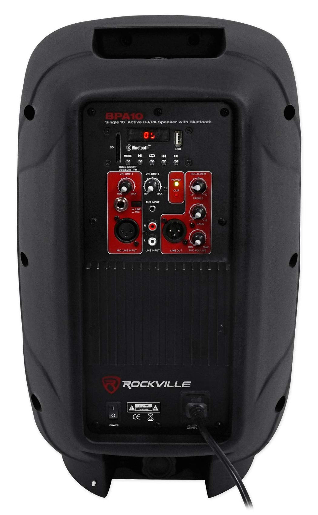 10" Powered PA Speaker with Bluetooth X1911