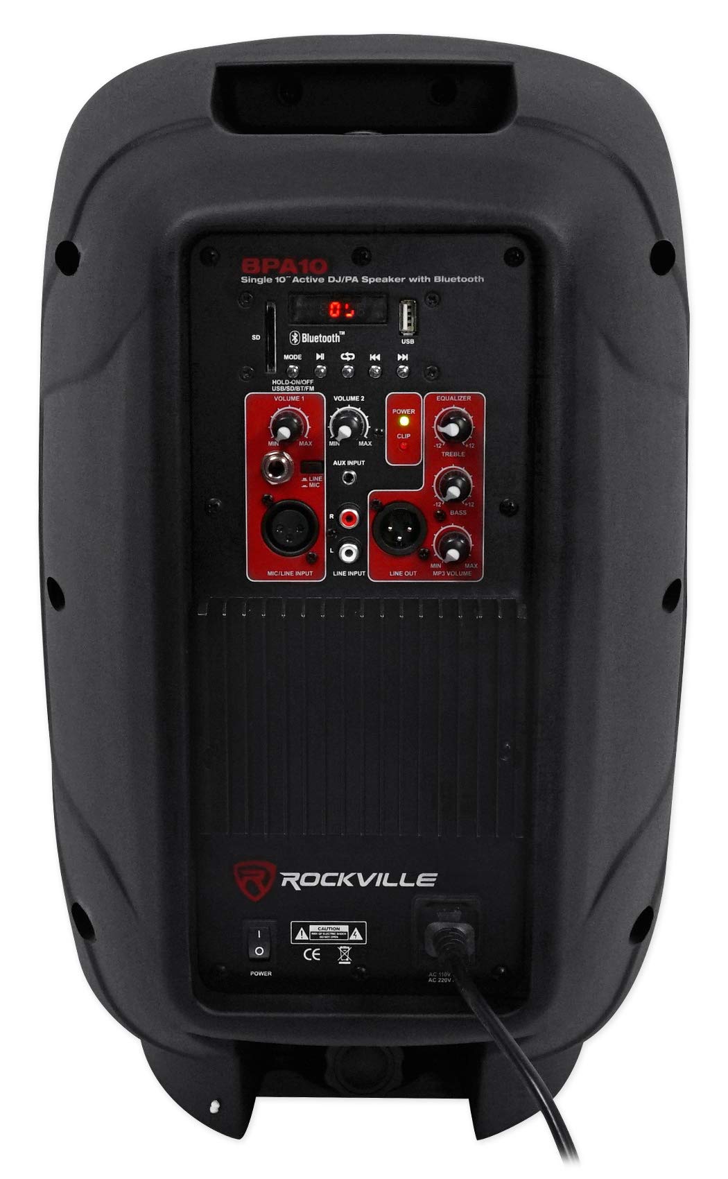 10" Powered PA Speaker with Bluetooth X1911