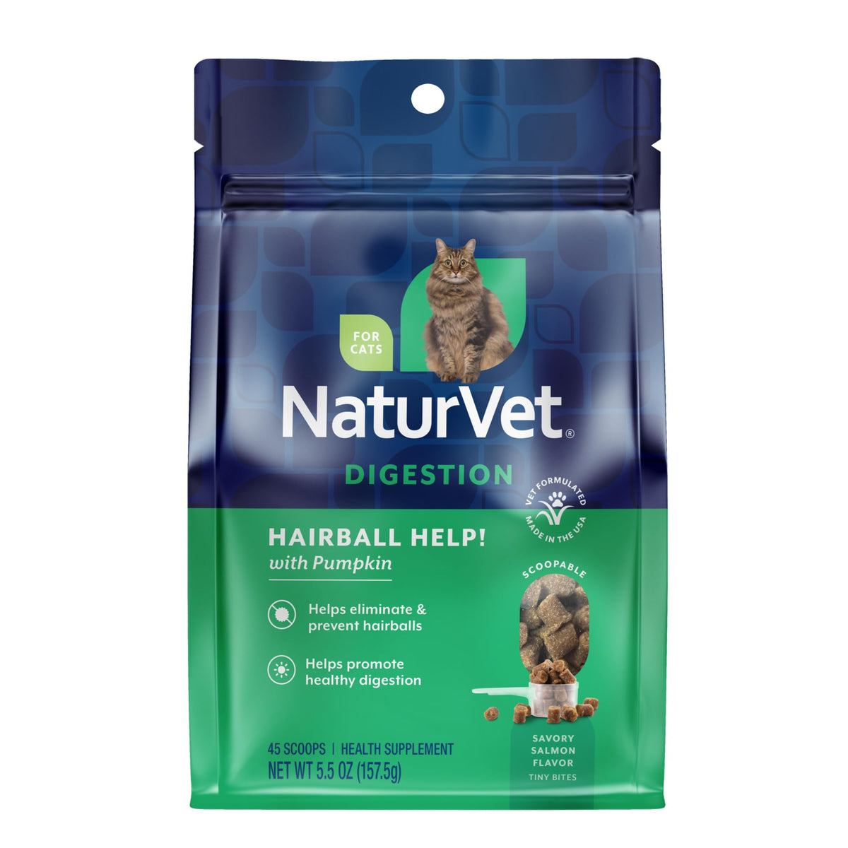 Hairball Aid Scoopable Supplement for Cats 5.5oz I370
