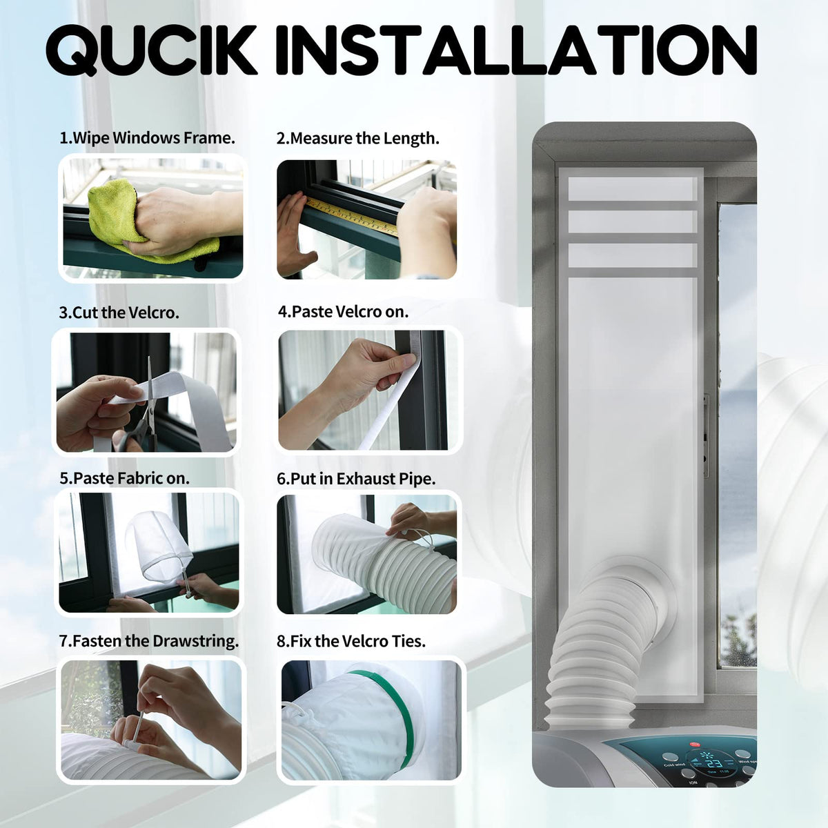 Portable AC Window Vent Kit T56641
