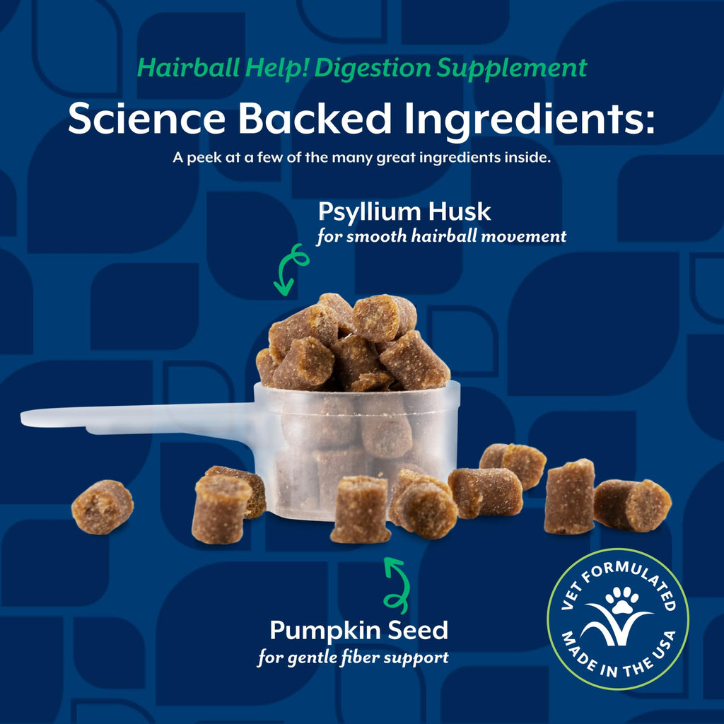 Hairball Aid Scoopable Supplement for Cats 5.5oz I370