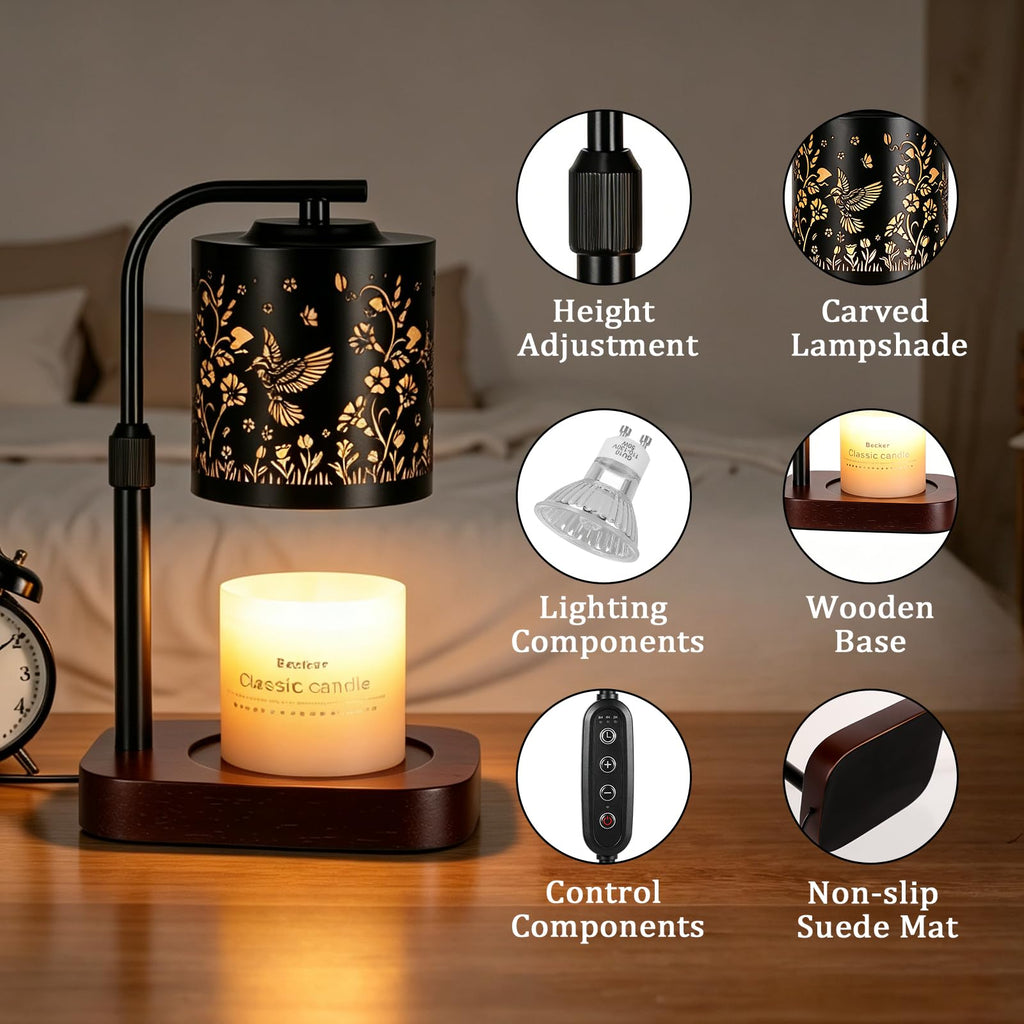 Candle Warmer Lamp with Timer & Dimmer M286899