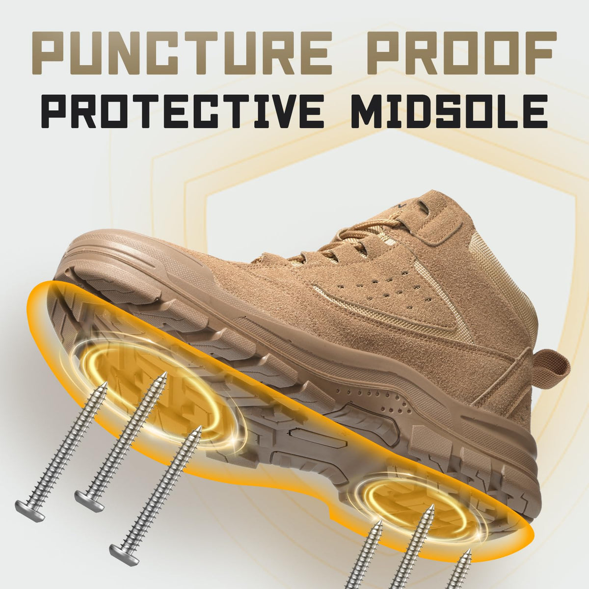 Steel Toe Lightweight Work Boots E402627