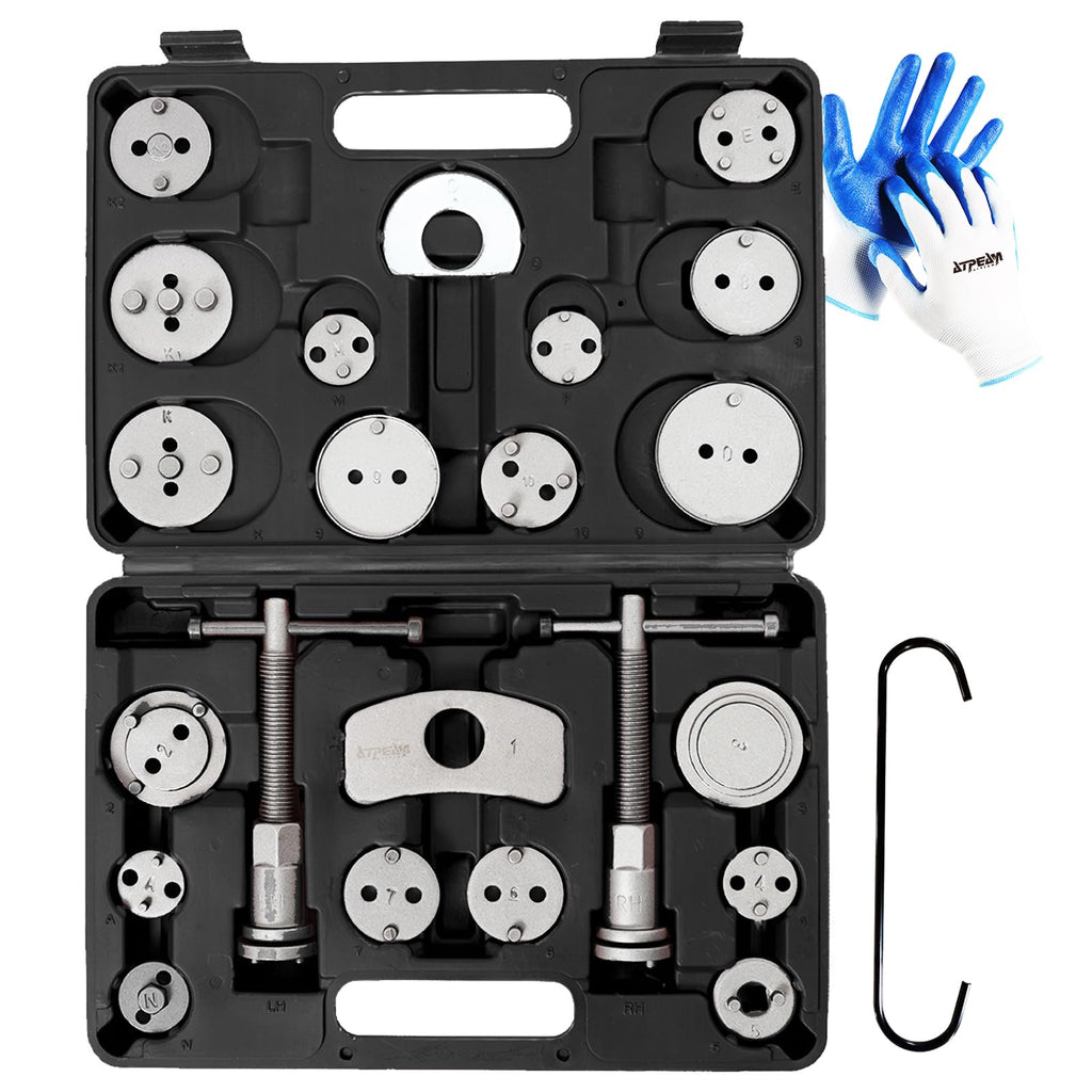 23pcs Heavy Duty Disc Brake Caliper Tool Set and Wind Back Kit Z447338