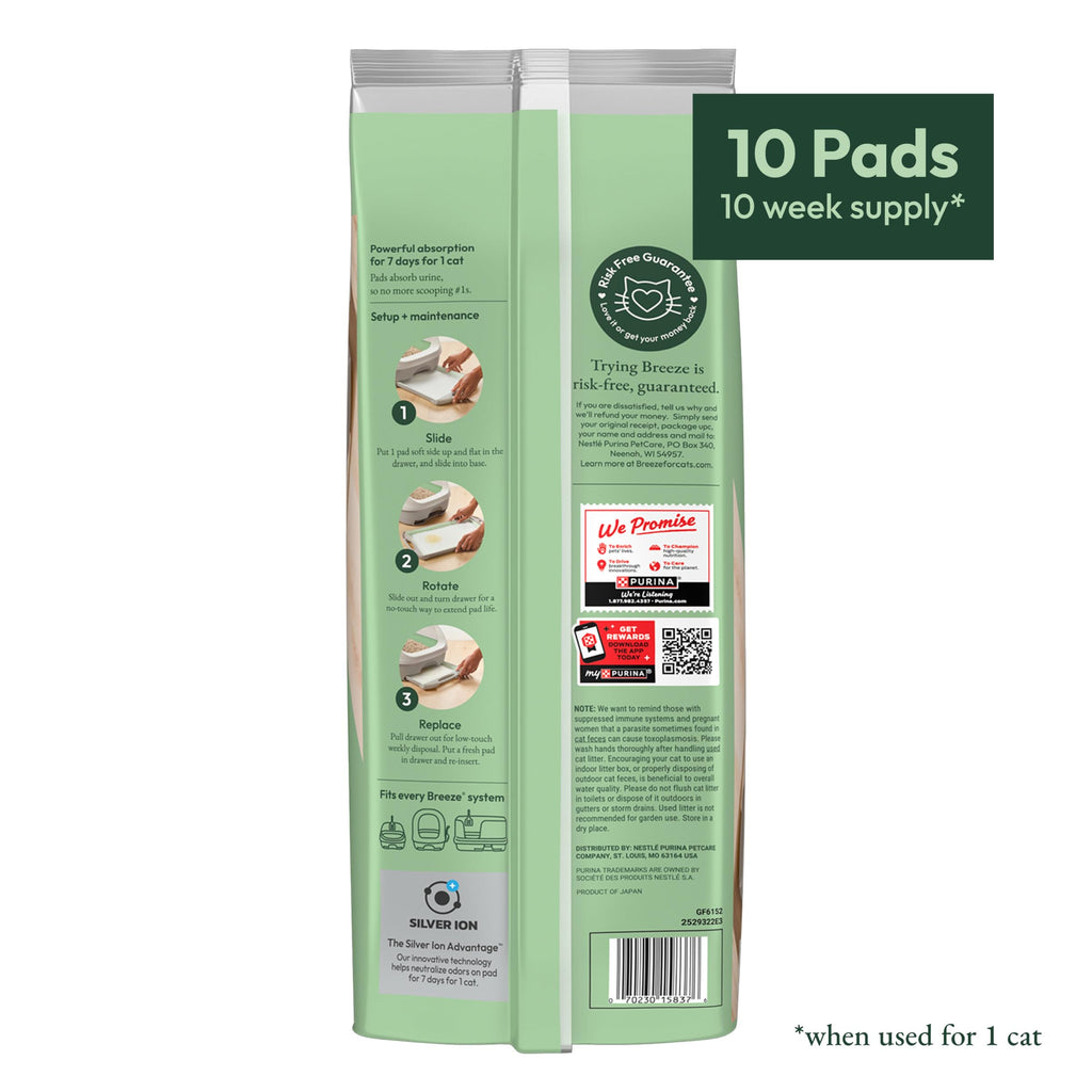 Cat Litter Pad Refills 10 ct U902