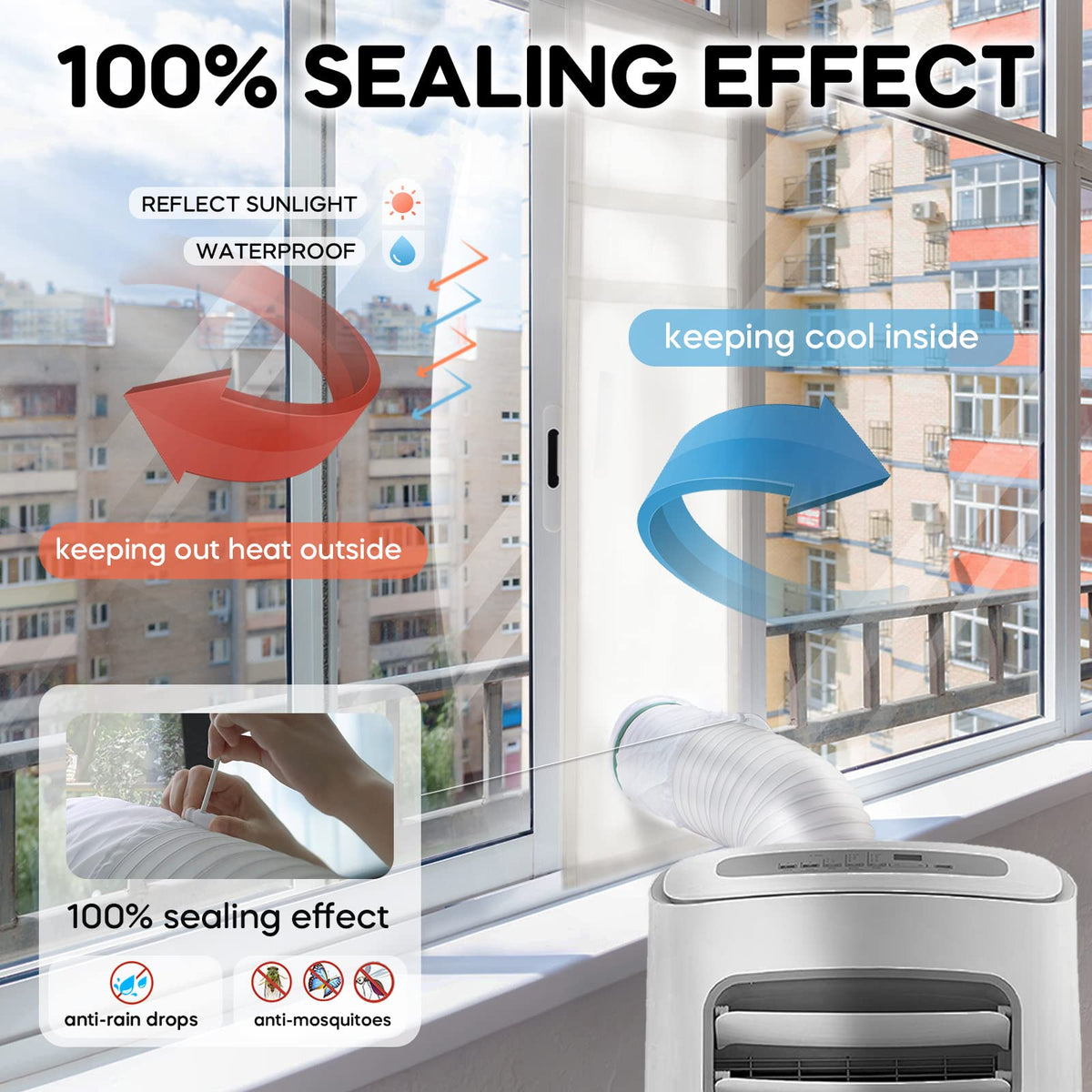 Portable AC Window Vent Kit T56641