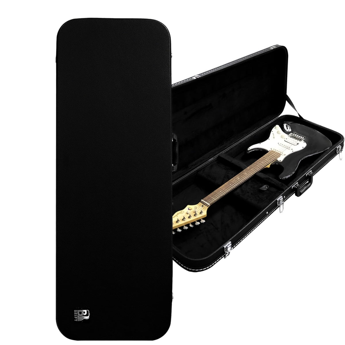 39 Inch Wooden Hard Shell Electric Guitar Case with Lock Latch Q457297