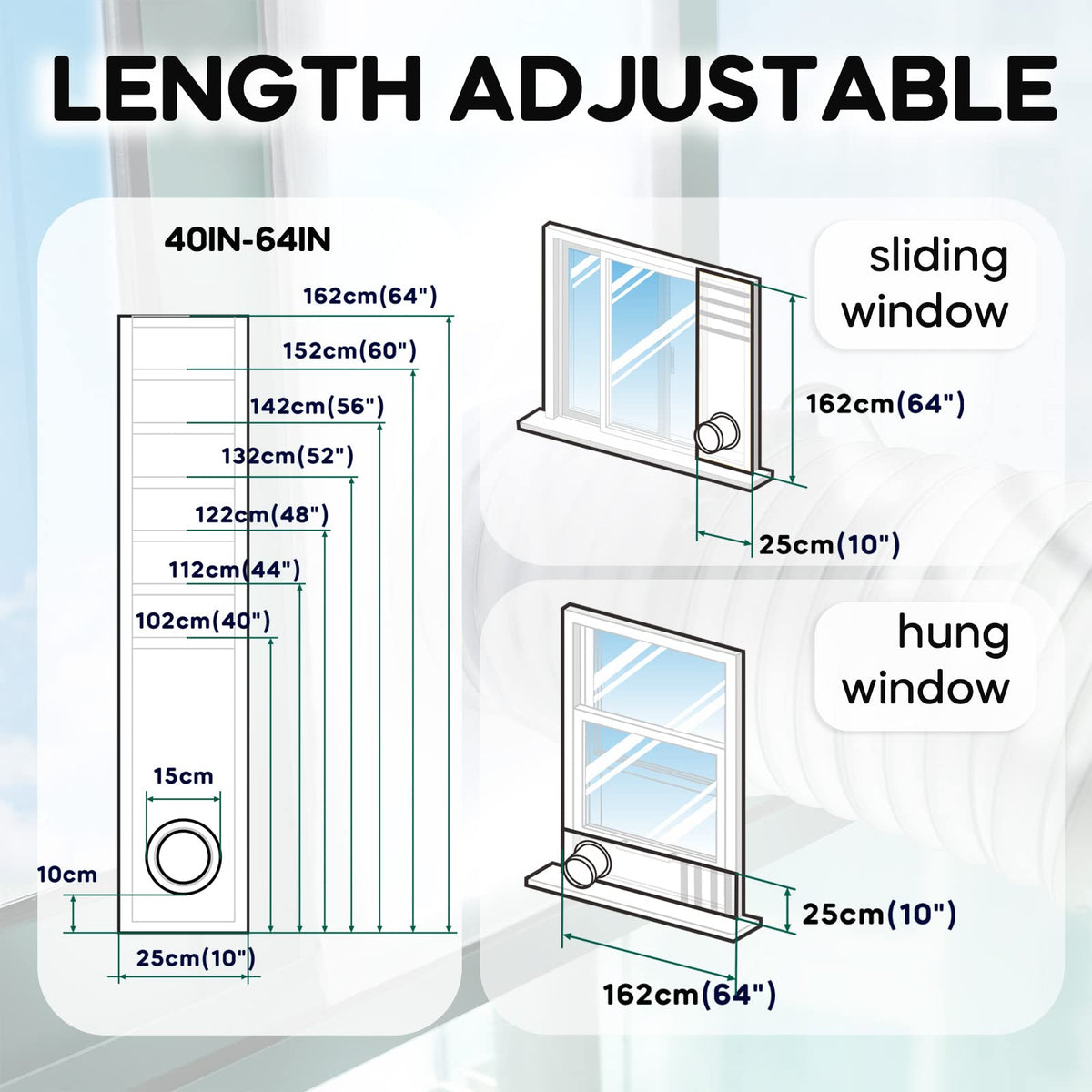 Portable AC Window Vent Kit T56641