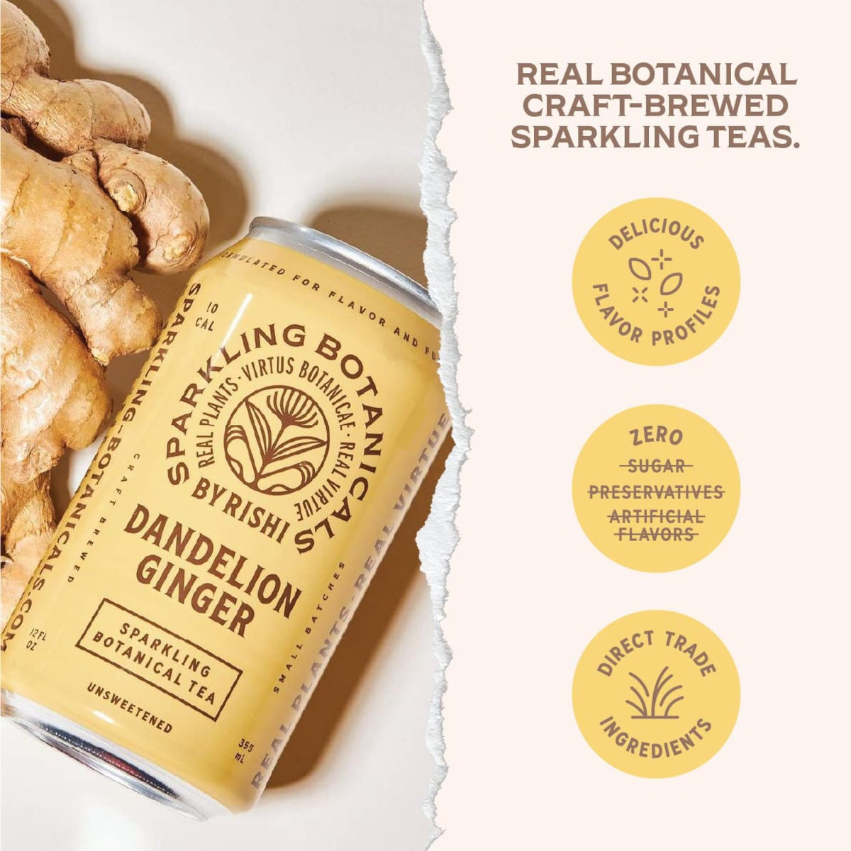 Organic Unsweetened Sparkling Water 12 oz Pack of 12 O469
