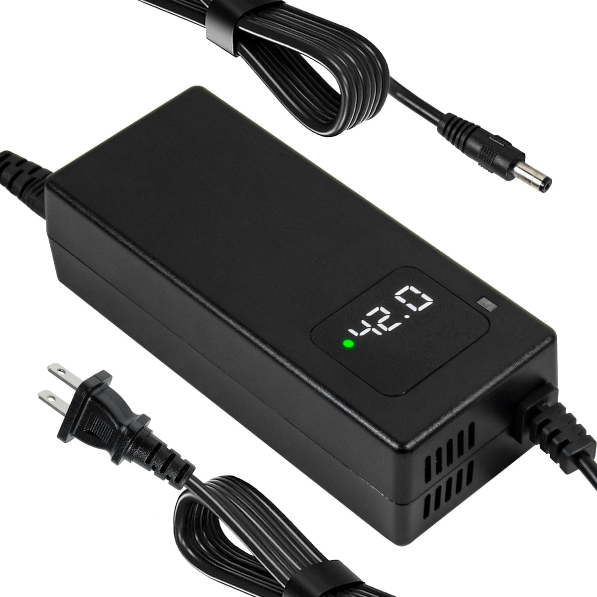 42V 3A Lithium Battery Charger with Display and Built-in Fan A5394