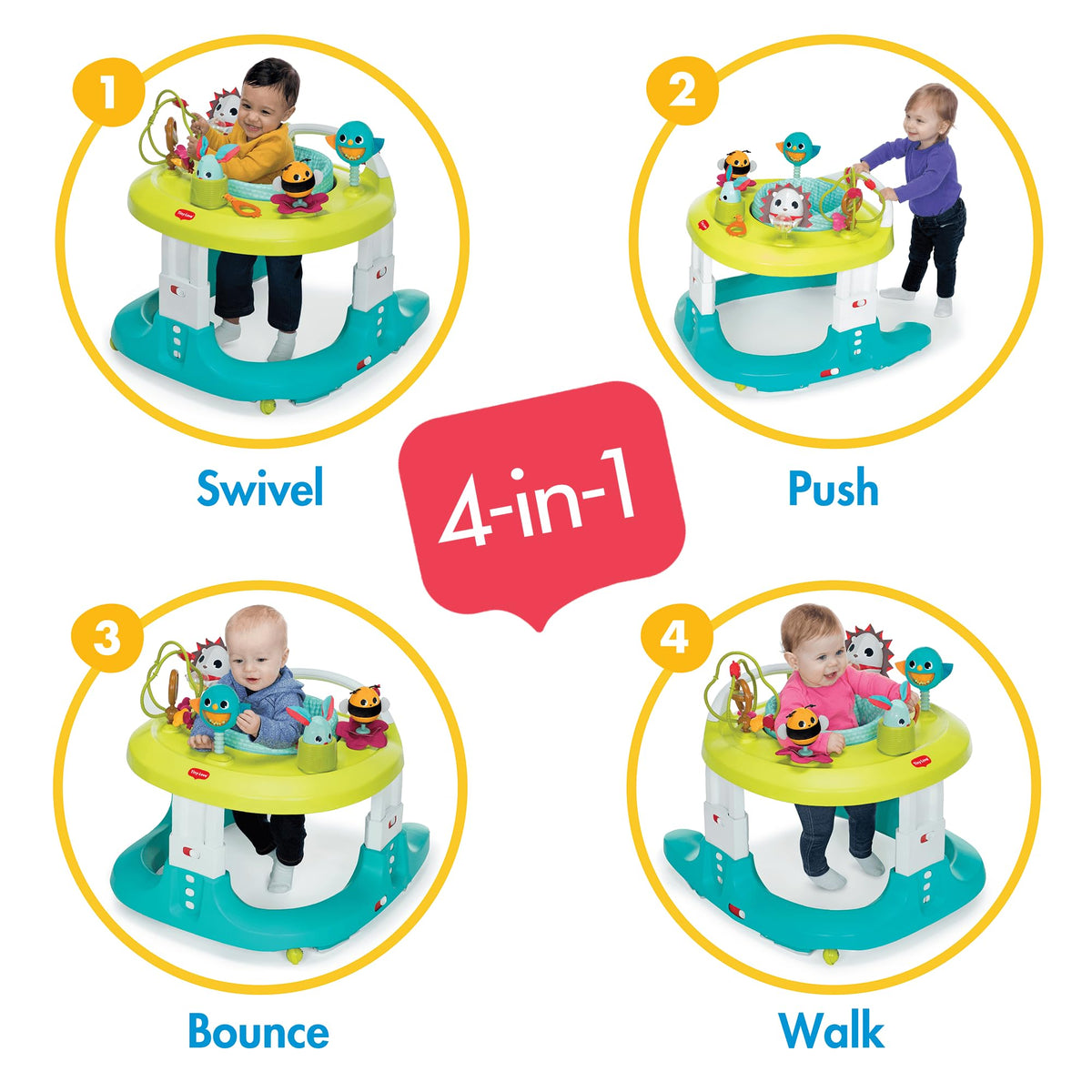 4-in-1 Baby Activity Center with Interactive Toys G7031