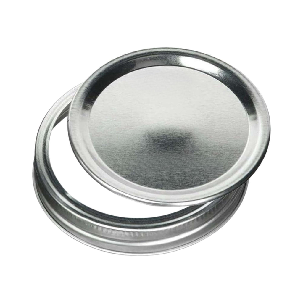 16 Oz Wide Mouth Glass Mason Jars with Lids & Bands, 2-Pack J597637