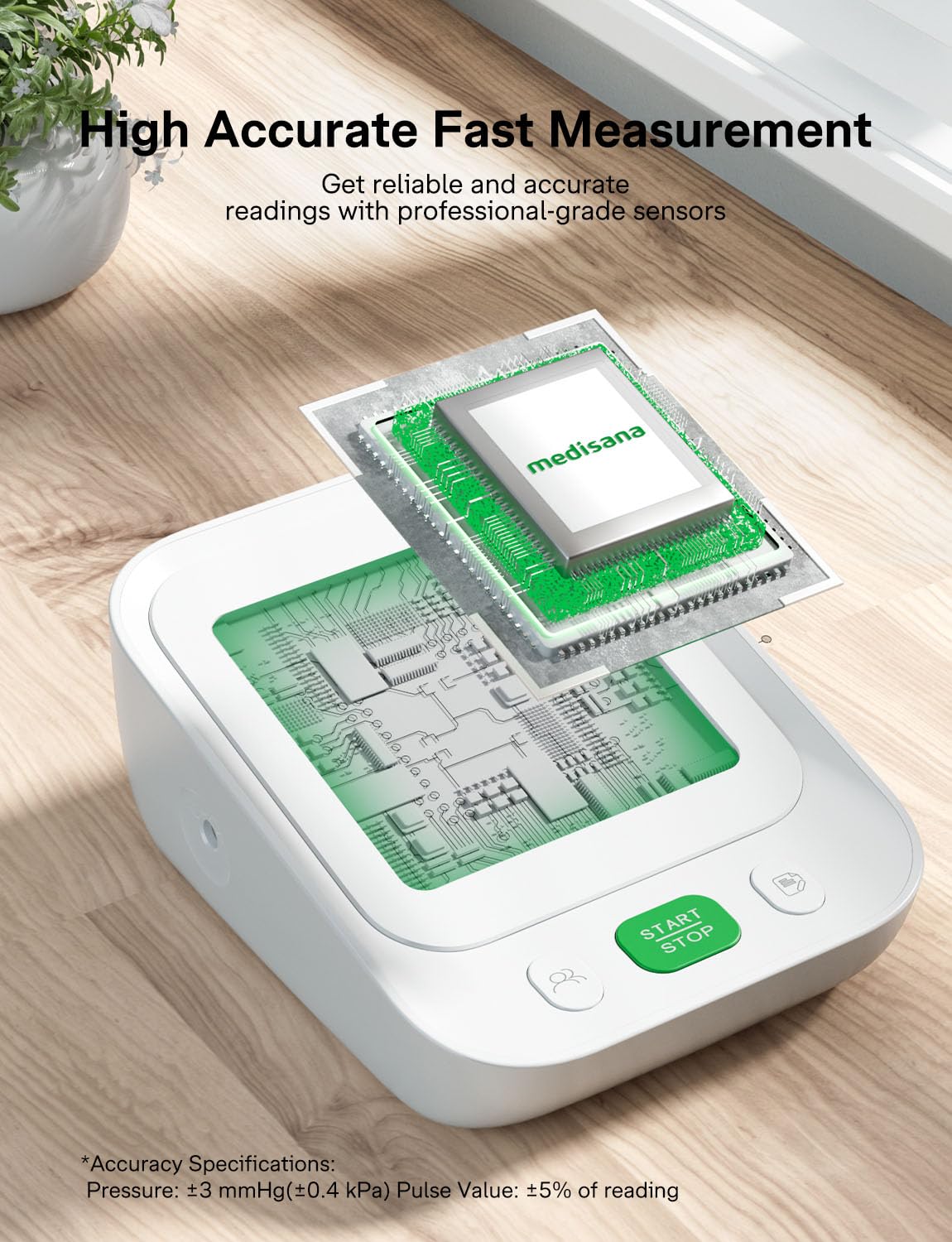 Automatic Upper Arm Blood Pressure Monitor with 2x199 Sets Memory X4268
