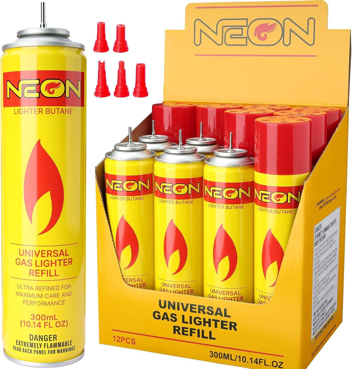 300ml Ultra Refined Butane Fuel Refill with Metal Nozzle P3860