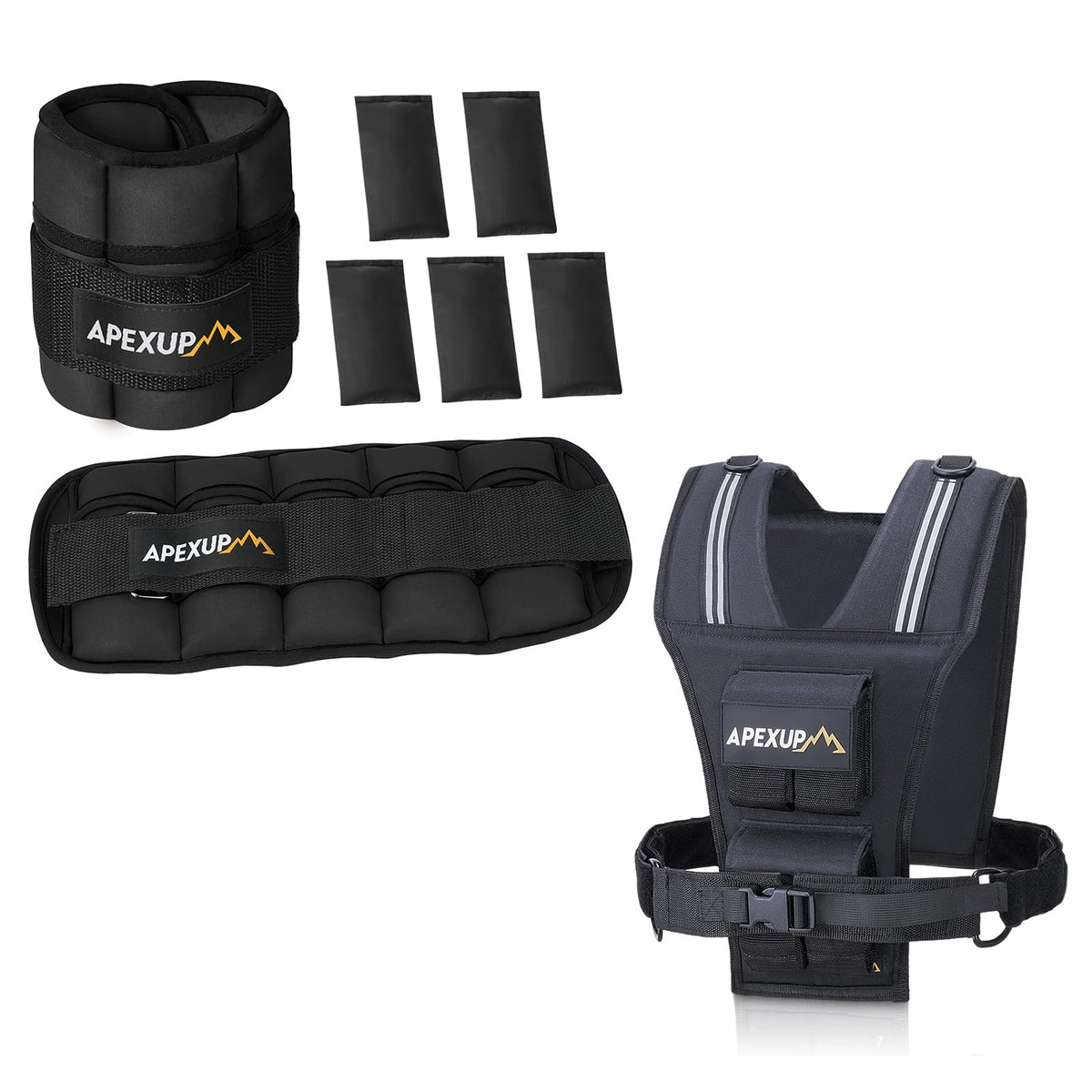 Adjustable Ankle Weights and Weighted Vest I20164