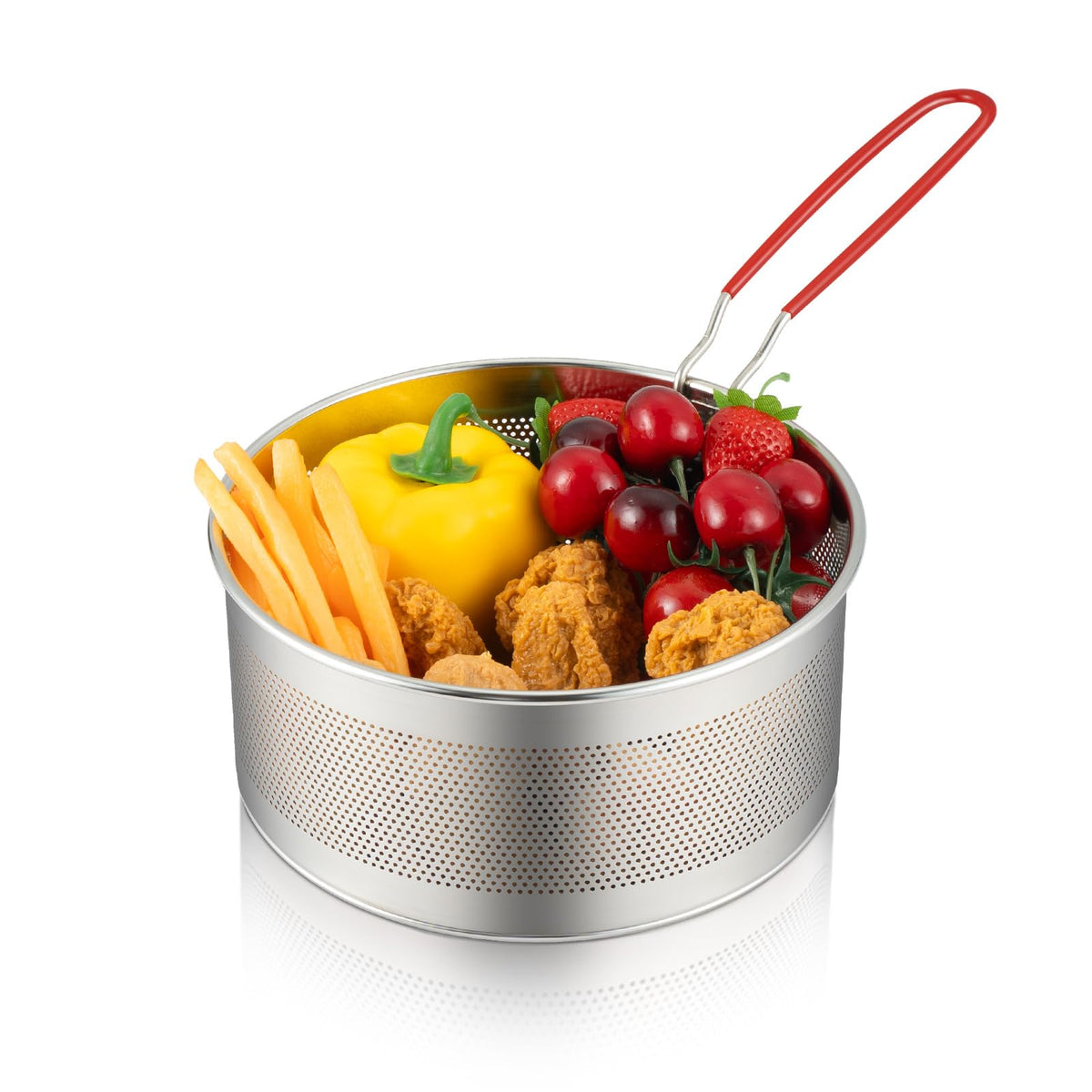 7.8 inches 304 Stainless Steel Deep Fryer Basket C48610