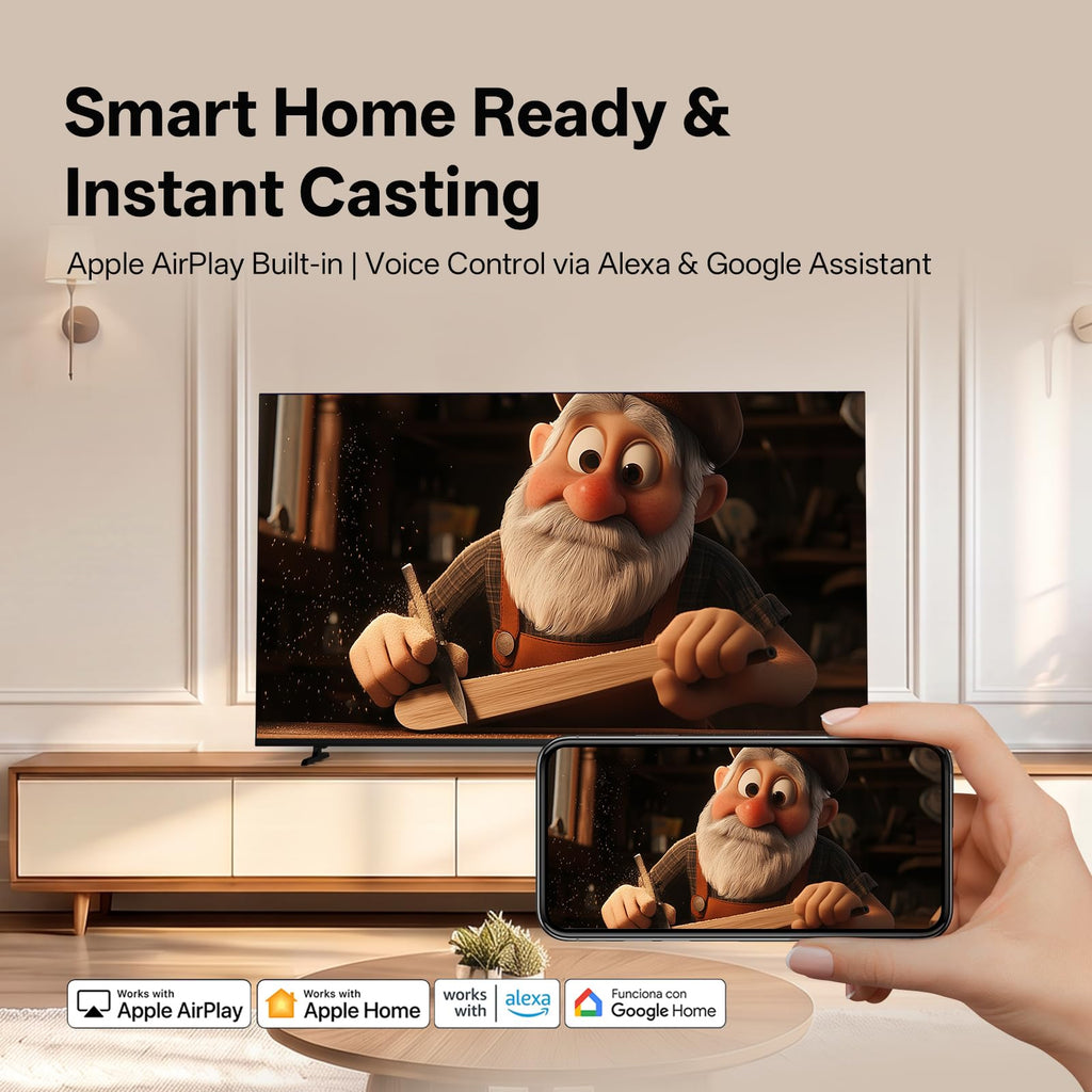 50 Inch 4K UHD Smart TV D576