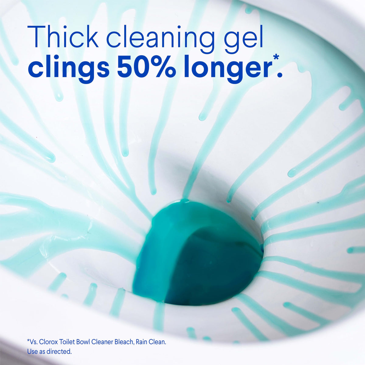 Toilet Bowl Cleaner Clinging Bleach Gel, Ocean Mist, 24 Fl Oz, Pack of 2 R1651