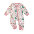 Newborn Christmas Zipper Jumpsuit Romper D624722