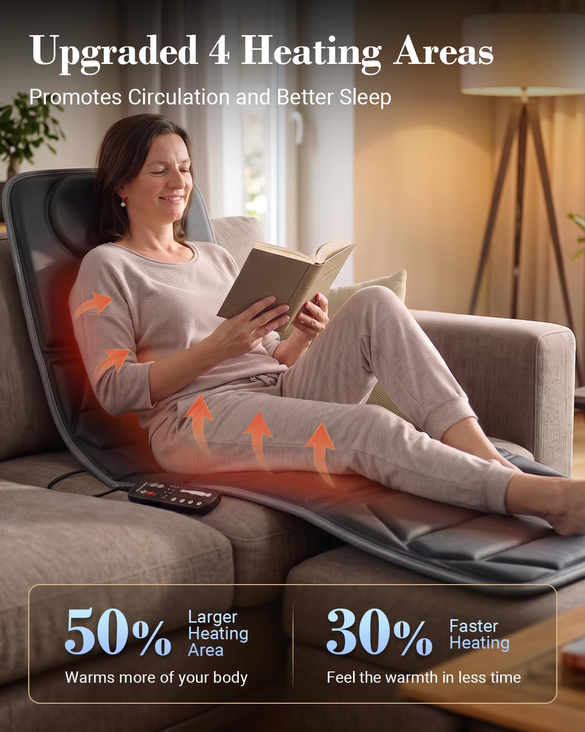 Full Body Massage Mat with Heat R928184
