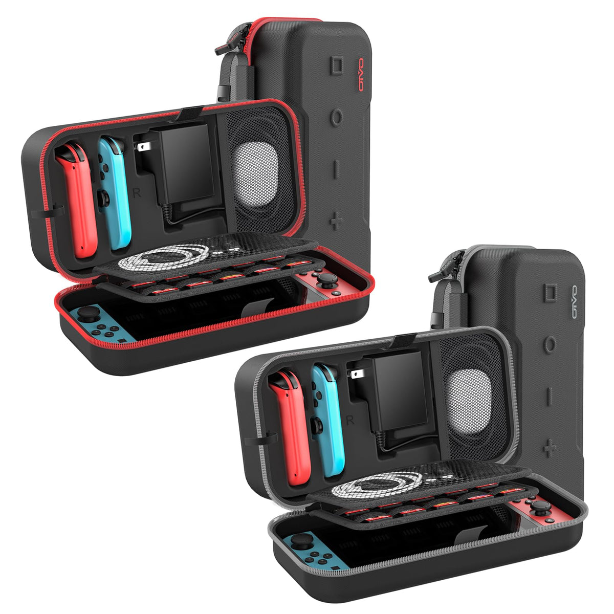 Red & Grey Portable Carrying Case H5395