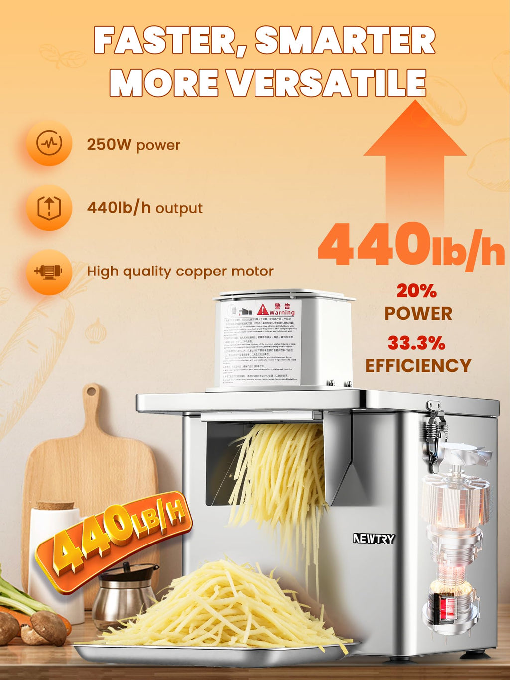 4 in 1 Electric Vegetable Processor U409