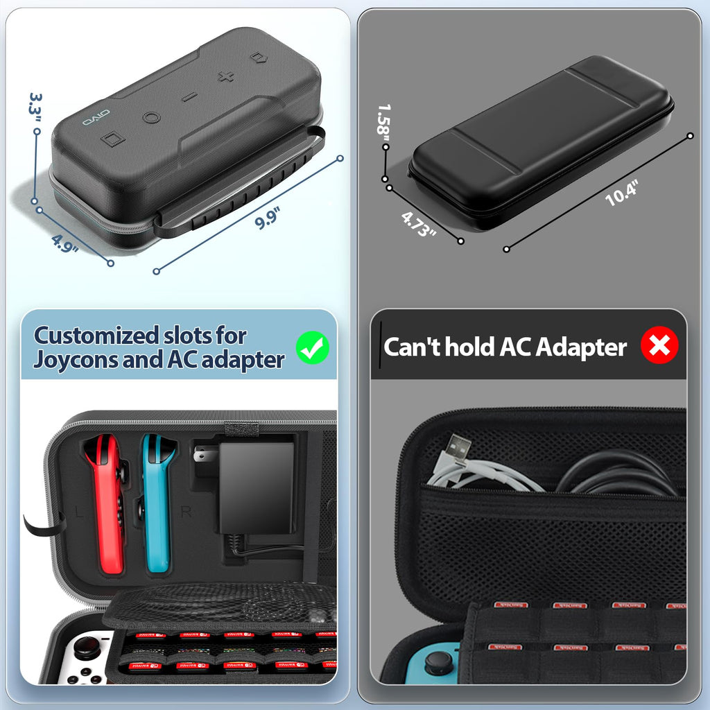 Red & Grey Portable Carrying Case H5395