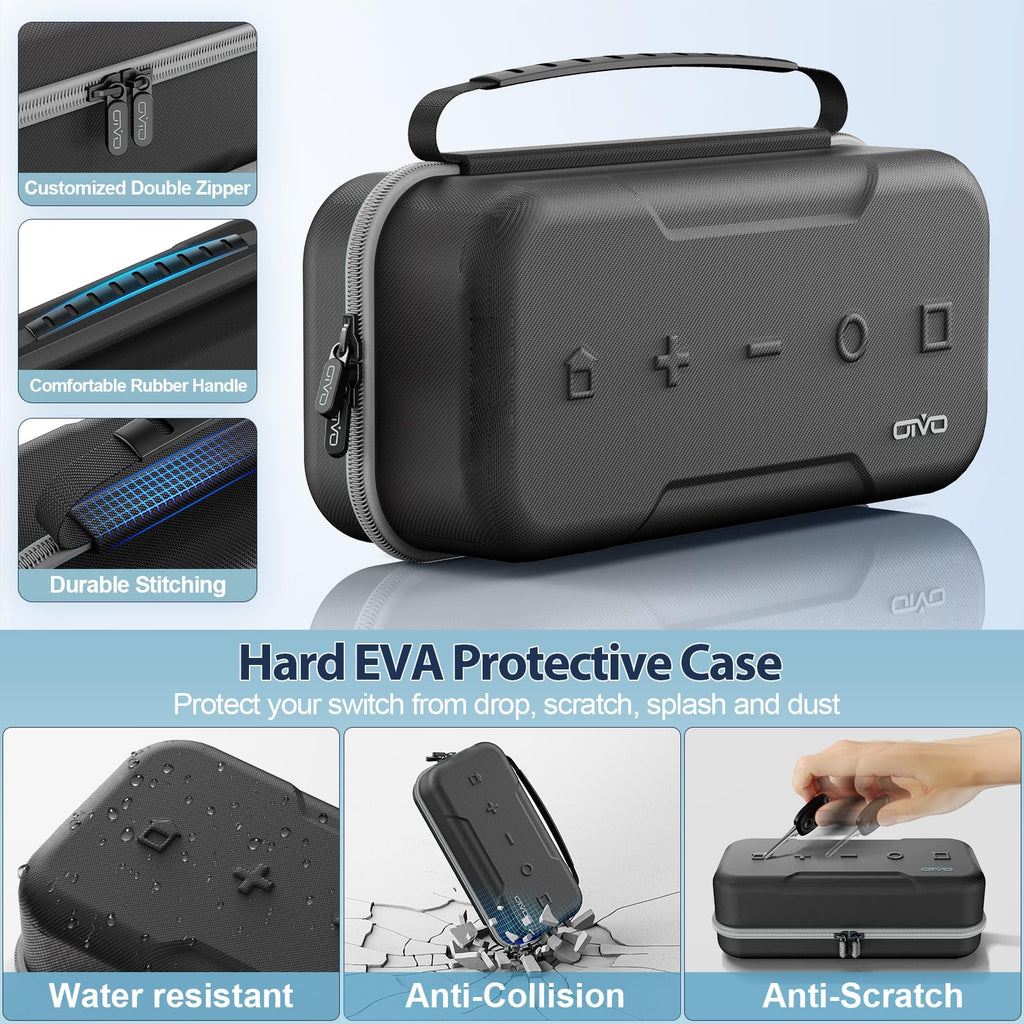 Red & Grey Portable Carrying Case H5395