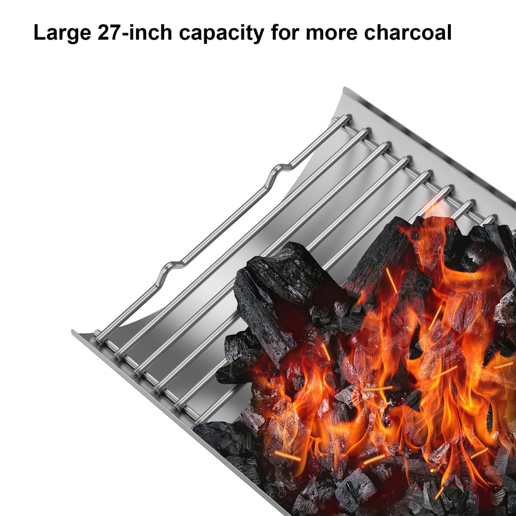 Stainless Steel 27 Inch Charcoal Ash Pan Replacement Parts I8600