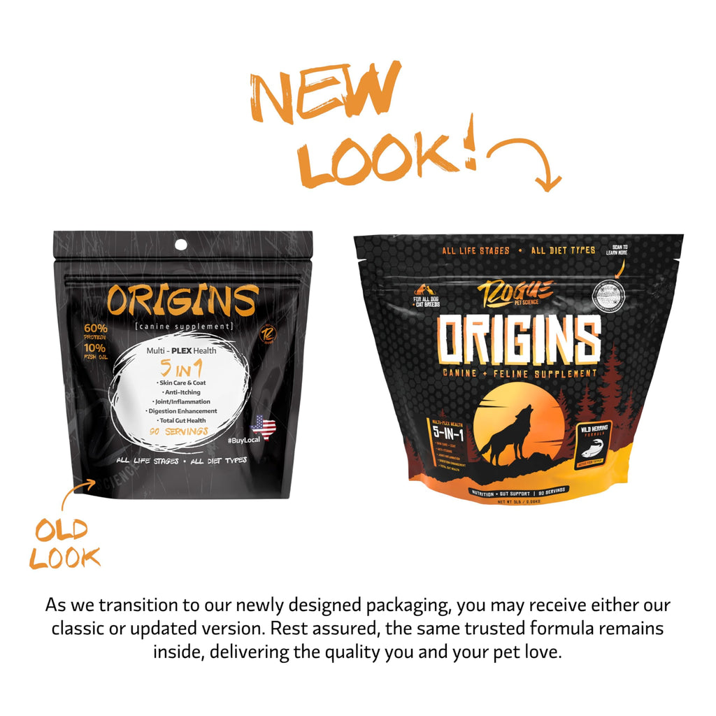 5-in-1 Dog Supplement Powdered Food Topper with Omega 3 Fish Oil 5 lbs G279