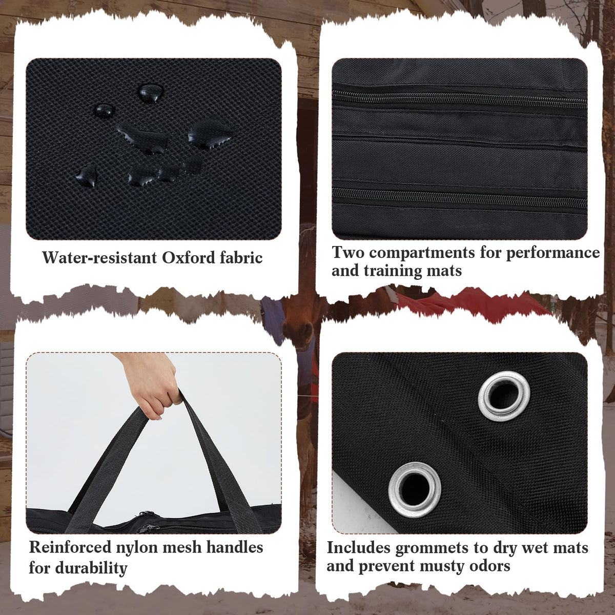 Saddle Pad Bag with Multiple Compartments M994666