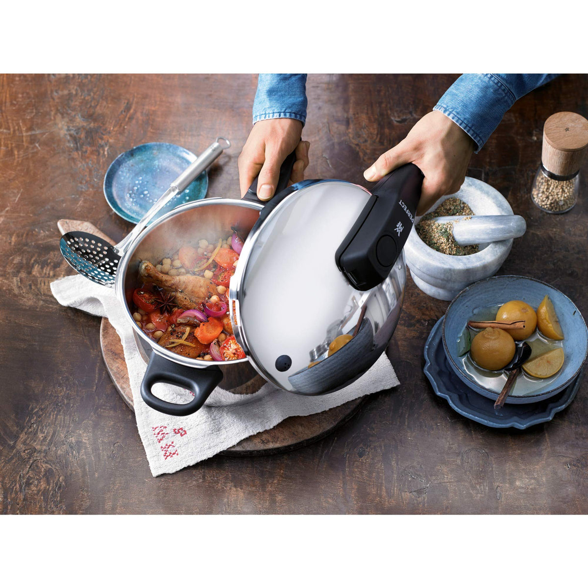 2-Piece Stainless Steel Pressure Cooker Set E291004