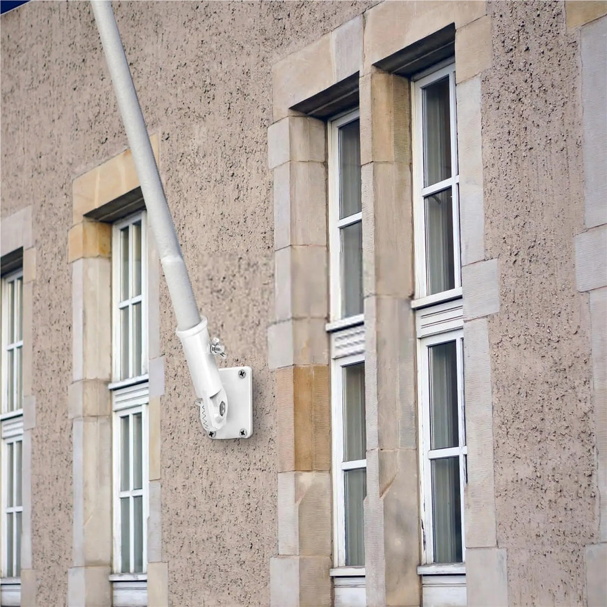 Wall-Mounted Aluminum Alloy Flagpole Bracket E894740