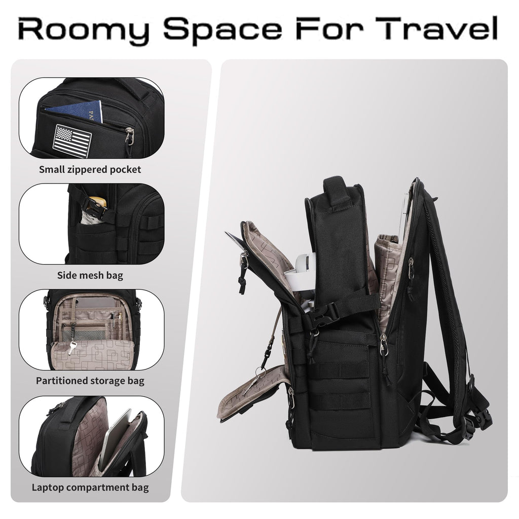 Black Small Tactical Backpack D22177
