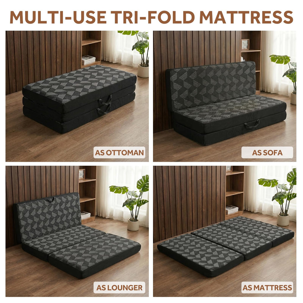 Memory Foam Tri Folding Mattress G6433