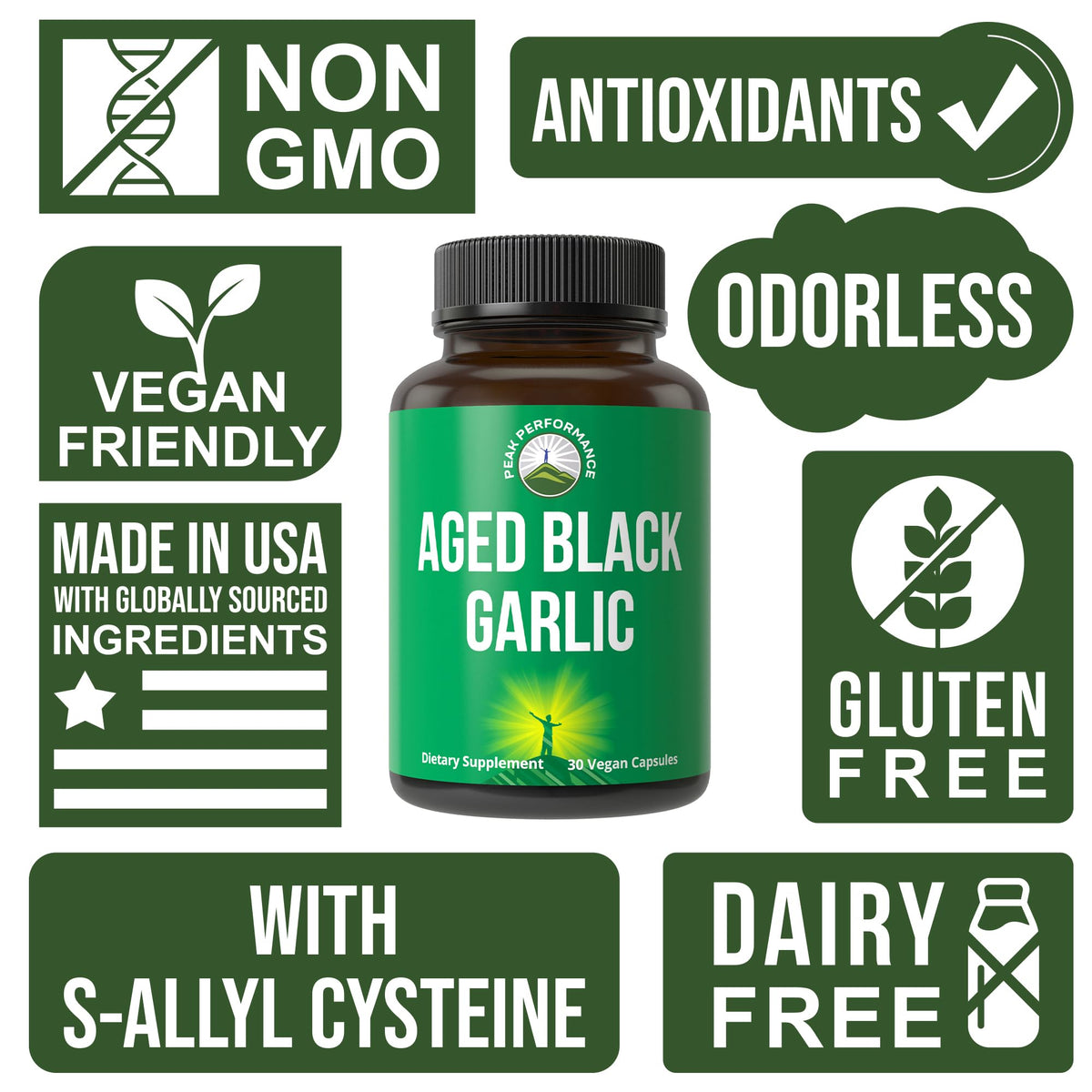 Black Garlic Capsules J73439