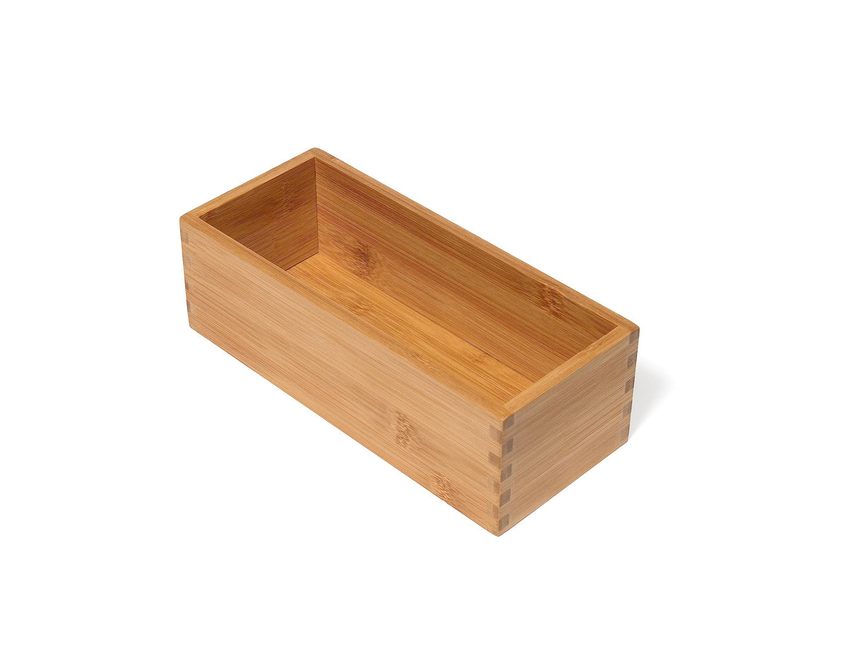 Bamboo Wood Utensil Holder Storage Box P101