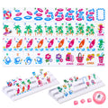 160 Tiles Thin Plastic Mahjong Set with Bag and 4 Racks H9440