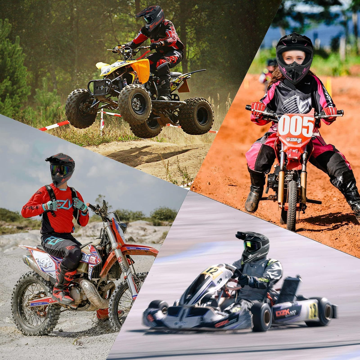 Youth Kids Motocross Helmet DOT Approved F771
