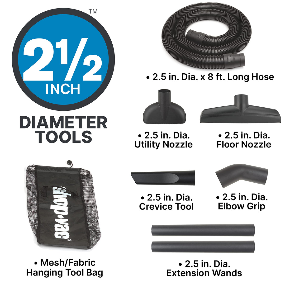 16 Gallon 6.5 Peak HP Wet/Dry Vac with Blower J829917