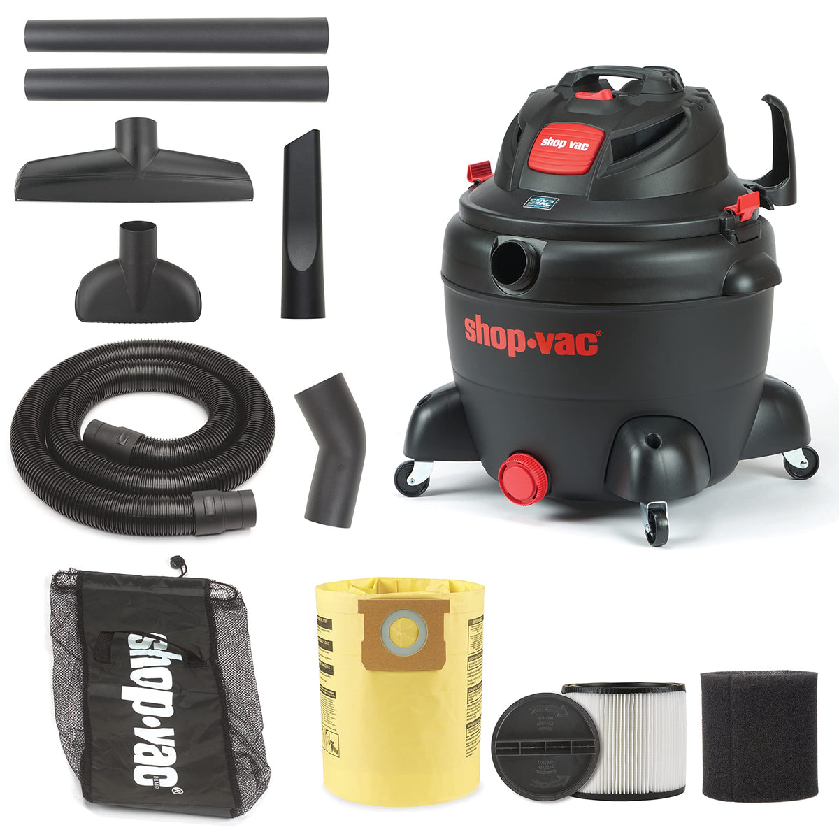 16 Gallon 6.5 Peak HP Wet/Dry Vac with Blower J829917