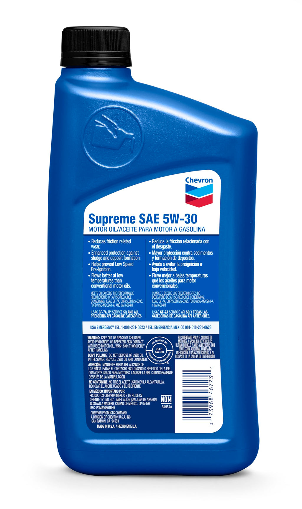 5W-30 Motor Oil 1 Quart Bottle M24438