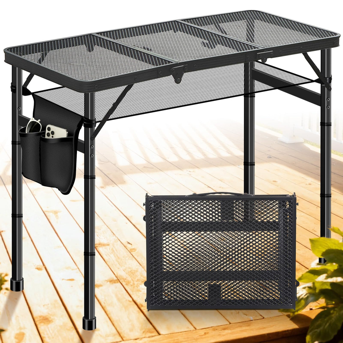 3ft Aluminum Folding Camping Table A799681