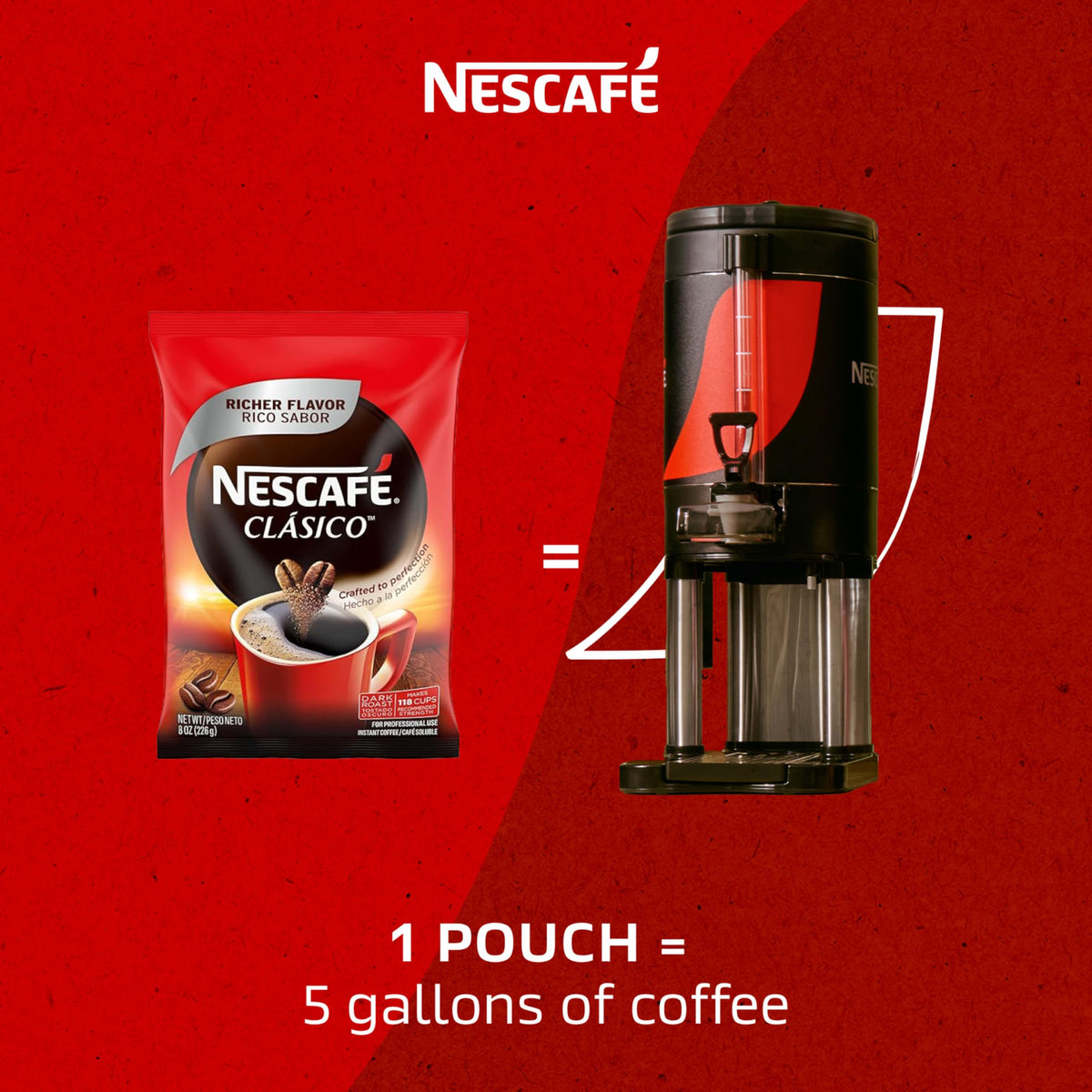 Dark Roast Instant Coffee 8 oz Y2983