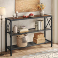 3 Tier Narrow Console Table with Shelves N8161