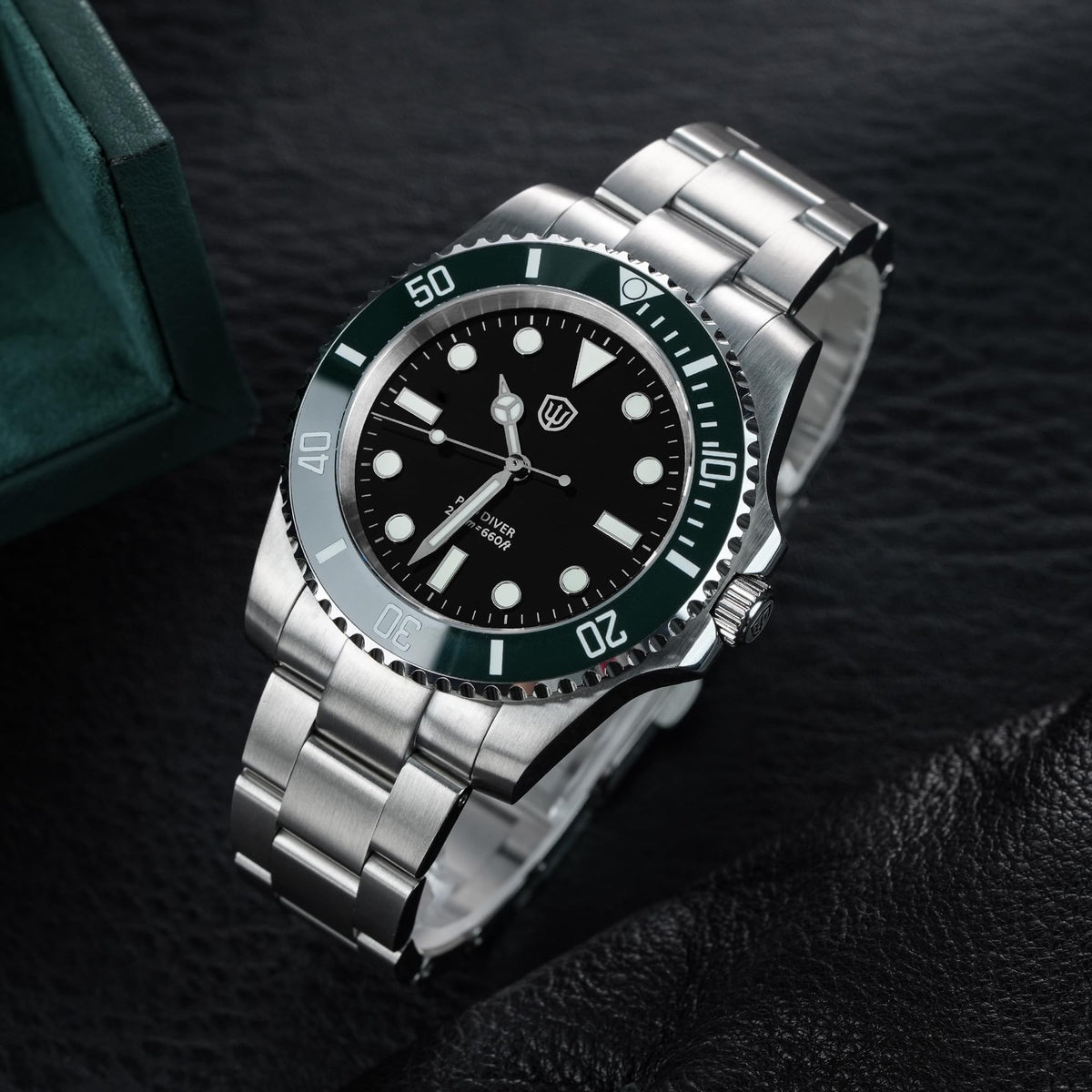 40mm Sapphire Crystal 200m Waterproof Quartz Diver Watch B1316